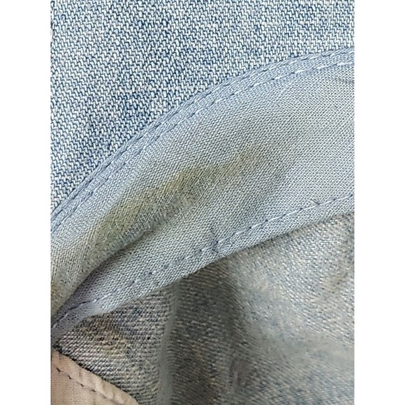 Vintage Joe Boxer Denim Jean  Chambray Adult‎ Blue  Snapback Heart Cap Hat - Picture 6 of 8